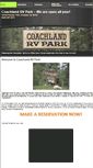 Mobile Screenshot of coachlandrvpark.com
